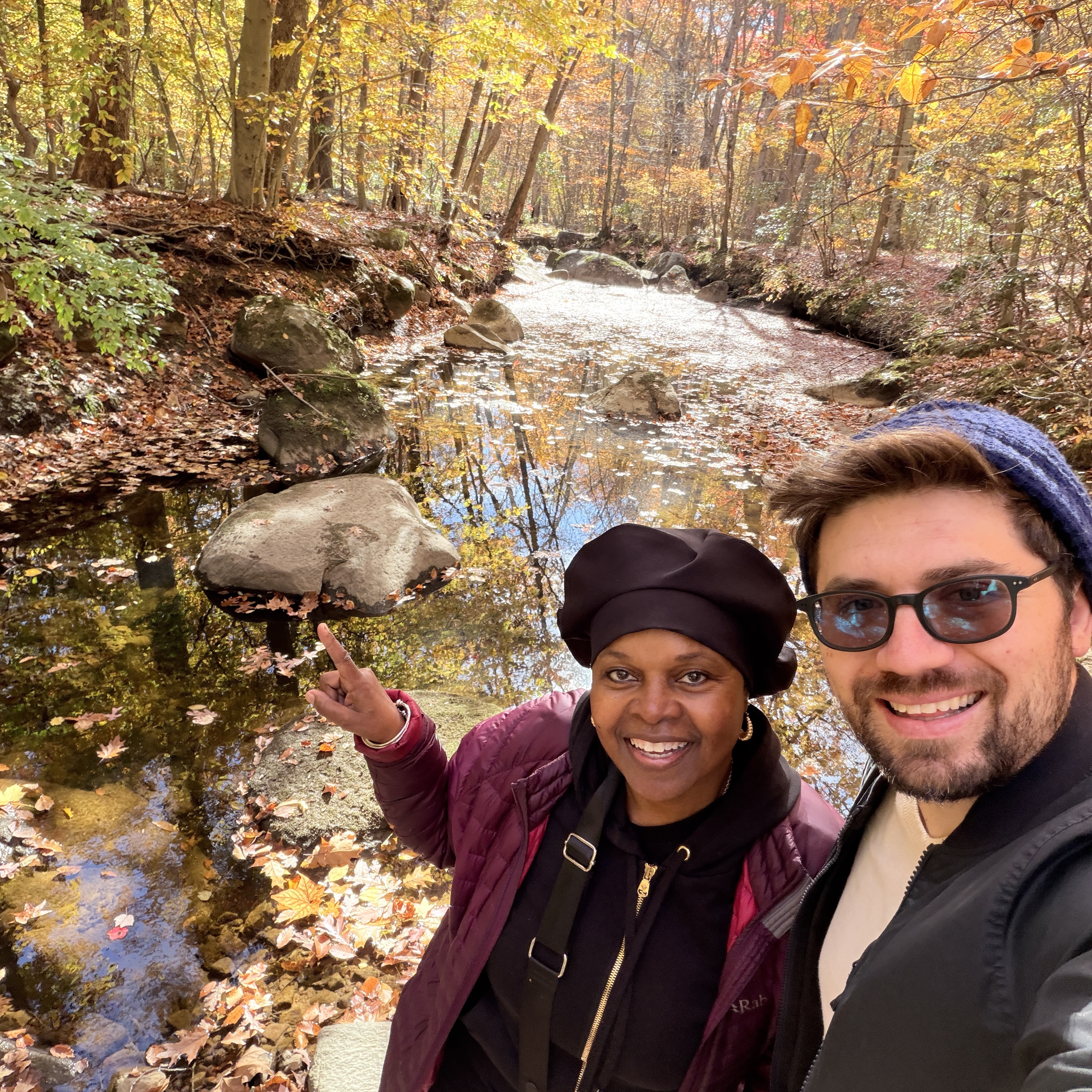 Community members at Naaman's Creek in Claymont